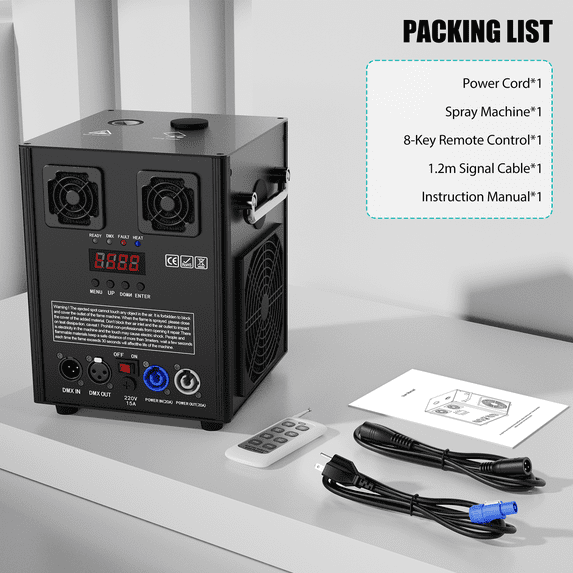 700W Cold Spark Machine DMX512 Firework Machine 3-16ft Adjustable for Wedding Stage Party DJ Disco,Black 4 Pack