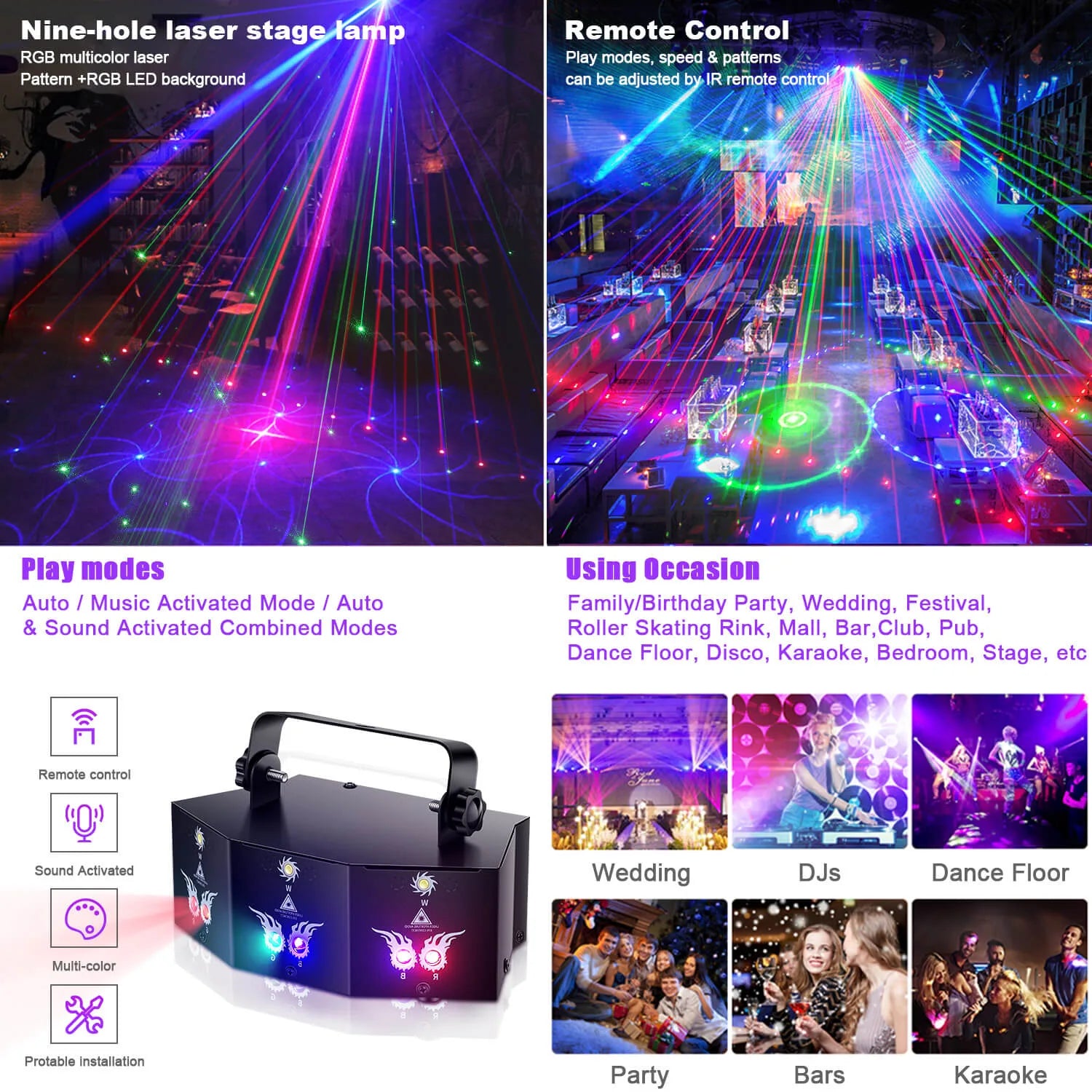HOLDLAMP ZQ03058 LASER LIGHTS