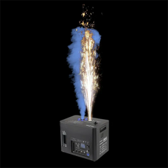 2400W LED Smoke Spray Flower Machine with Wireless Remote Smart DMX512