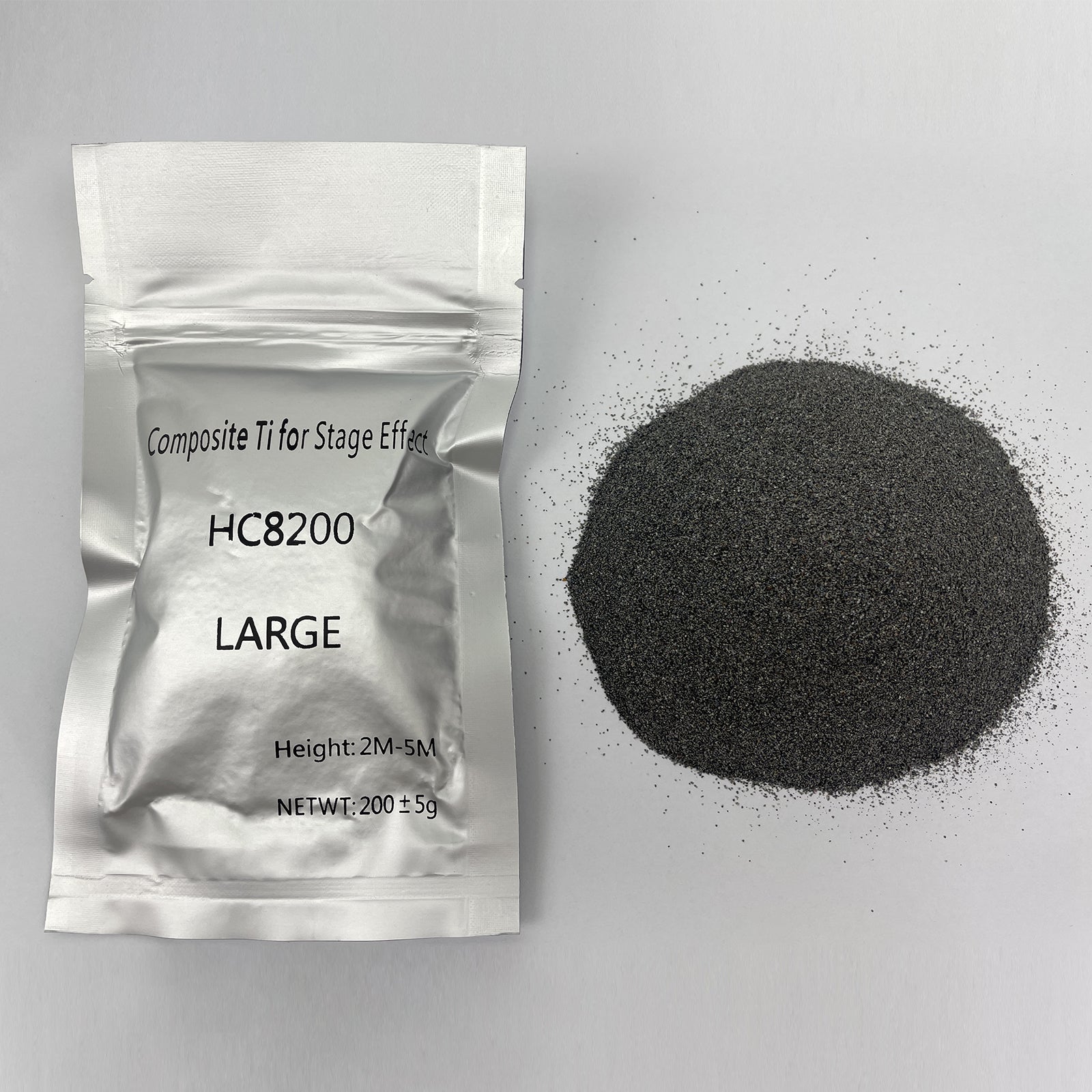 10Pack Cold Spark Machine Powder 2-5M Stage Effect for Wedding Party Show,200g/bag