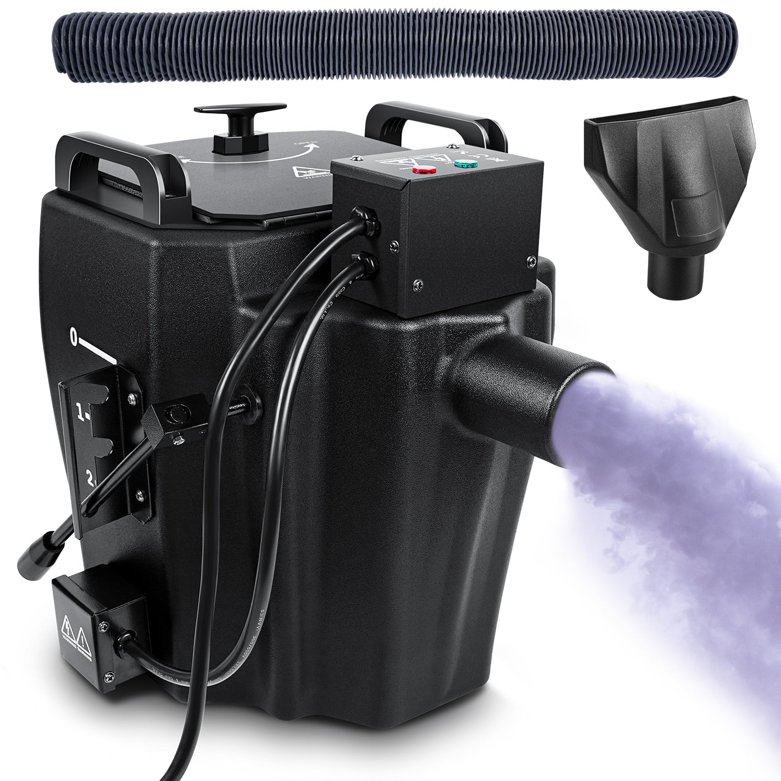 Dry Ice Machine 3500W Stage Low Lying Fog Machine Manual Control for Indoor Outdoor Wedding Bar KTV Party Club