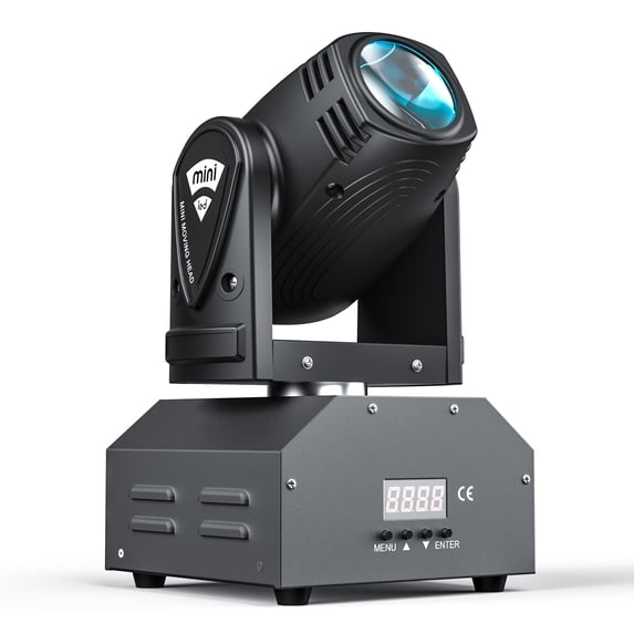 Wondnuga Mini Moving Head Stage Light RGBW LED(4 in 1)15W Import Beads 11/13CH DMX512 Sound-activated