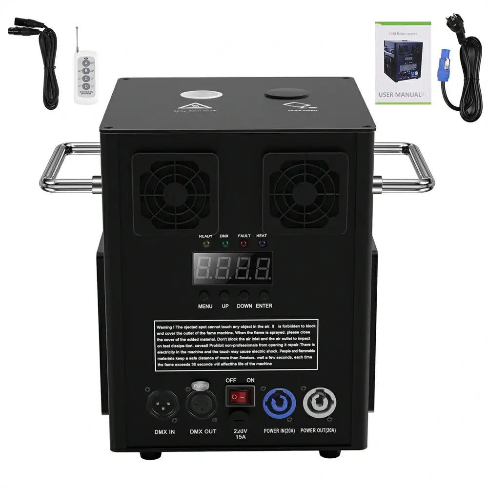 Cold Spark Machine Stage Equipment with Wireless Remote DMX Control ...