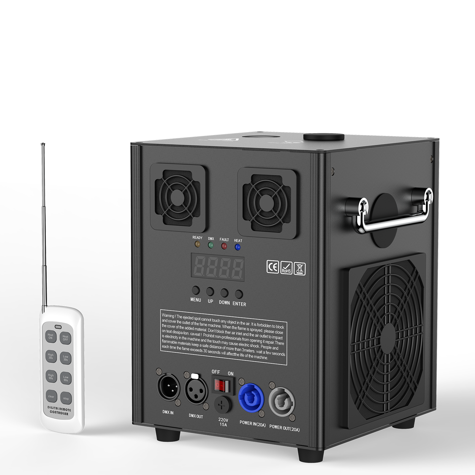 700W Cold Spark Machine DMX512 Firework Machine 3-16ft Adjustable for Wedding Stage Party DJ Disco,Black 1Pack