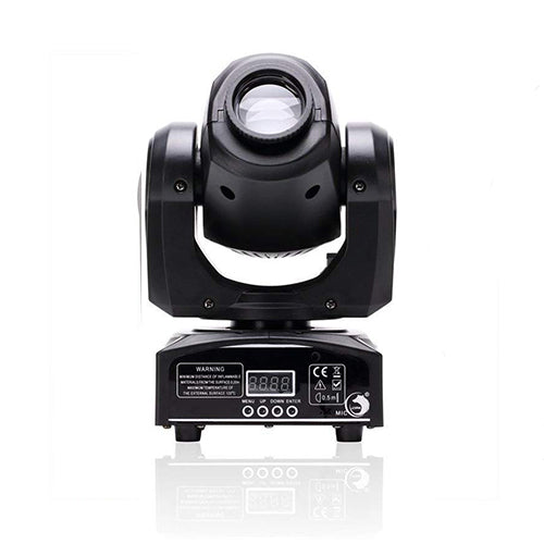 24W Moving Head Spotlights – 8 Gobos, 8 Colors, 11CH DMX512 & Sound Control for Wedding, DJ, Stage Lighting