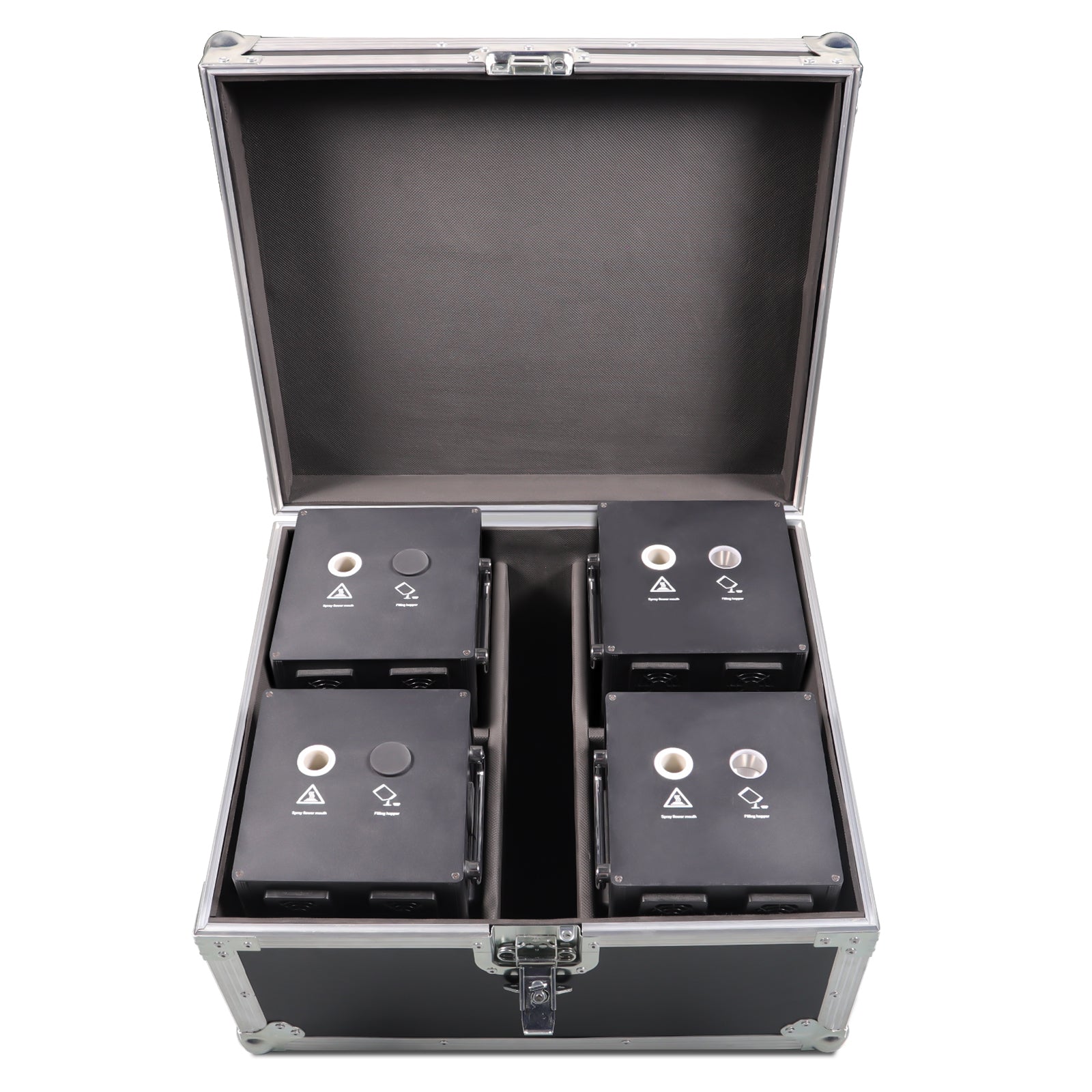 Cold Spark Machine Flight Case for 4Pcs DJ Stage Effect DMX Firework Machine